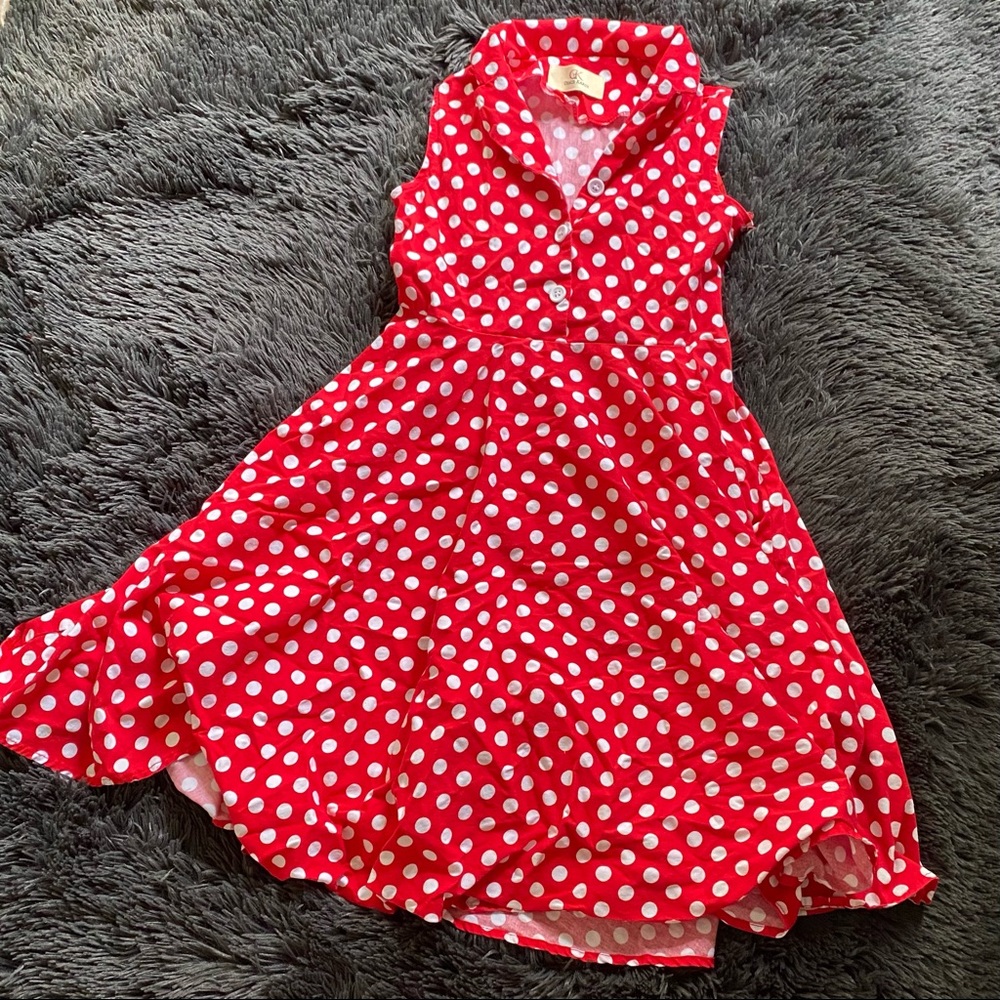 ✖️SOLD✖️ Red Polka Dot Dress